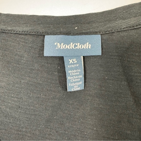 New ModCloth Endless Possibilities Pocket Tee Shirt Black - Picture 5 of 8